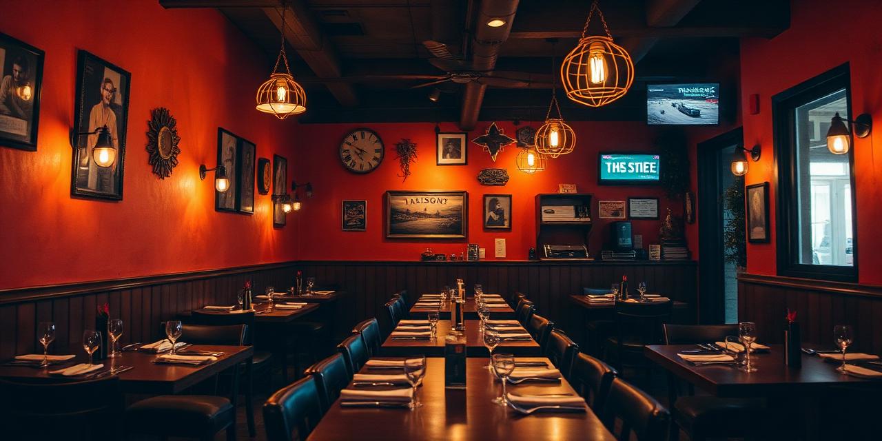 Warm interior of an independent Mexican restaurant in Tulsa